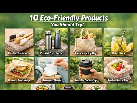 10 Eco-Friendly Products ♻️ You Must Try!” ✅ #ecofriendly