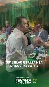 Nesta quinta-feira (18) participei do 35° LEILÃO RIBALTA MSA, momento muito agradável onde pude rever vários amigos e conversar sobre nosso mandato, gostaria de parabenizar meu amigo Ricardo Carvalho por mais essa festa linda que a Ribalta nos proporciona. | Rodolfo Nogueira