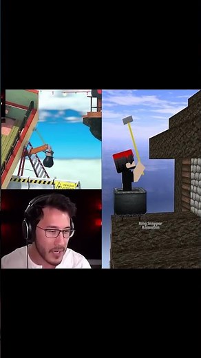 Original vs Animation - Markiplier Getting Over It Part 2
