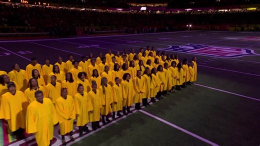 Ledisi, Otis Jones perform ‘Lift Every Voice and Sing’ during Super Bowl LIX