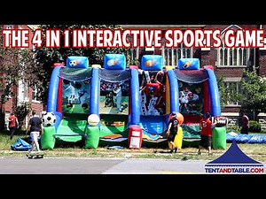 4 in 1 Interactive Inflatable Sports Game