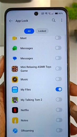 How to Lock my files App on Realme Phone | my files App Lock
