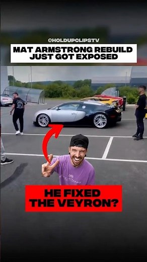 Mat Armstrong's Veyron is EXPOSED. *rebuilt & repainted*