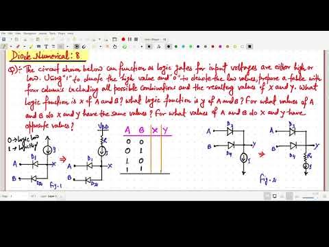 Diode Numerical 8: Microelectronics Circuits