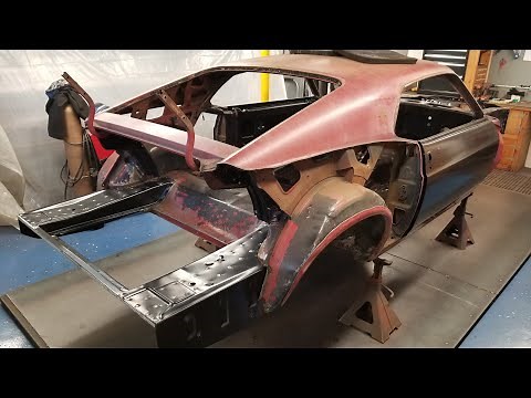 Removing The Remaining Quarter Panels On A 1969 Mustang Fastback