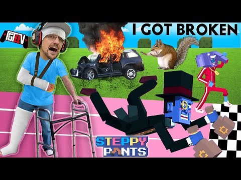 A SQUIRREL RUINED MY LIFE! FGTeeV Forgets How to Walk (STEPPY PANTS Game + Skit)