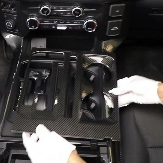 Carbon Fiber Interior Decoration Trim Kit for 2021+ Ford F150! | Cherocar