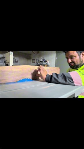 Resawing using a table saw #luthier #guitarmaking