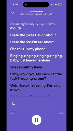 Mirror demo | #vent #relatable