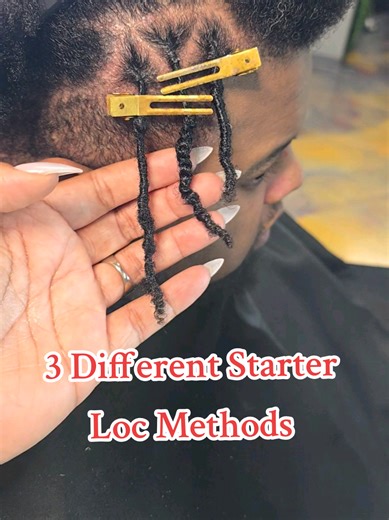 Not all starter locs are created equal! Here’s how I customize YOUR journey- these are NOT the only ways to start your locs, just a few... ✨ Comb Back – sleek & defined, secure (almost no unrevealing) ✨ Coiled Base 2 Strand – secure & full look (less unrevealing) ✨ Full Coil – uniform & classic (moisture softens hair and can cause unrevealing) Your texture your lifestyle = your perfect method. Let me guide you 💖 Book an appointment to start your locs. We can talk about it!!! #starterlocs #start