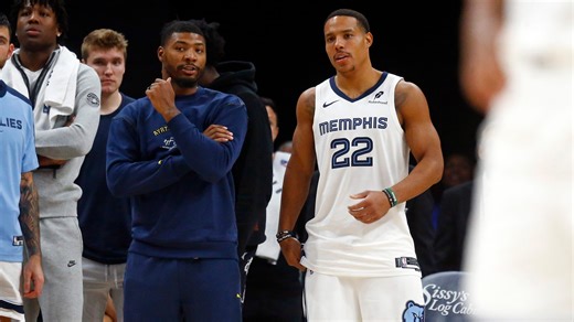 Memphis Grizzlies' Marcus Smart leaves game with right ankle injury vs Nets