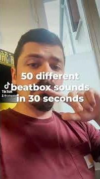 50 different BEATBOX SOUNDS in 30 seconds...