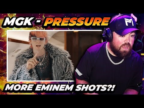 MGK DISSED EMINEM AGAIN?! | RAPPER REACTS to Machine Gun Kelly - PRESSURE (Official Music Video)