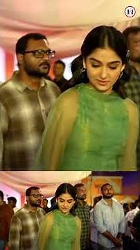 Anaswara Rajan Visuals at MEGA158 Opening Ceremony | Chiranjeevi | greatandhra.com