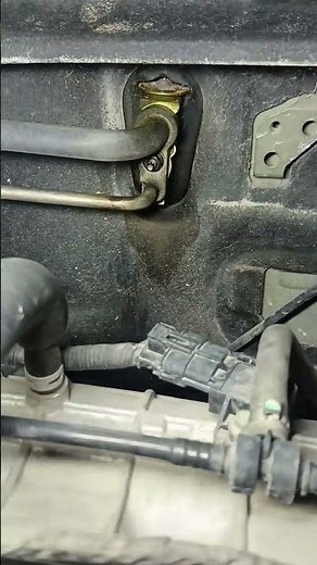 Car Ac Expansion valve found leak 🚘#replace #acwork #airconditioner #automobile #auto #shorts