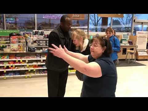 Women goes crazy after getting caught shop lifting!
