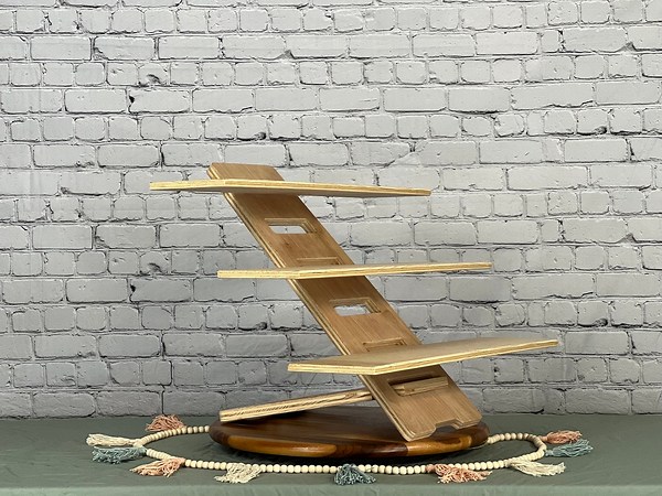 Display Shelves- Quick Setup, 3 Tier 24" Shelves Craft Show Market Fair Vendor Display - Collapsible, Plywood - the Scarlet 3x6 - Etsy