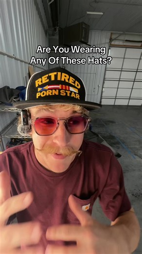 These are the funniest hats I’ve ever seen. #MysteryBox #Funny #Hat #BlueCollar #Truck