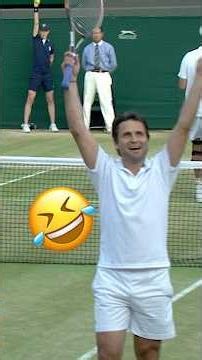 Have you ever seen a LESS SERIOUS match point?! 😅