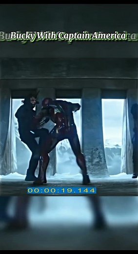 Captain America vs Winter Soldier fight scene | Bucky become | Winter soldier again | #short #⃣edit
