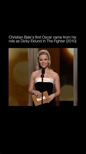 Explaining a Movie on Instagram: "Christian Bale’s first Oscar came from his turn as Dicky Eklund in The Fighter (2010). Playing the real-life former boxer and trainer, Bale dropped a significant amount of weight, studied Eklund’s speech patterns and movements, and spent time with him in Lowell, Massachusetts to capture his energy and unpredictability. The performance earned him the Academy Award for Best Supporting Actor at the 83rd Oscars, a win many critics singled out as a standout example o