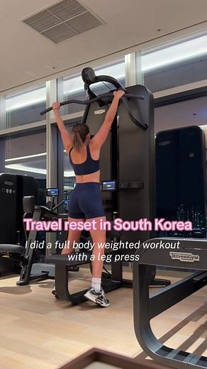 20-Hour Flight to Seoul Workout | Travel Reset in South Korea