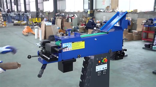 Belt Grinder Economical Tube Notcher Tube Polishing Machine Belt Grinding Nother Tube Pipe Notching Machine