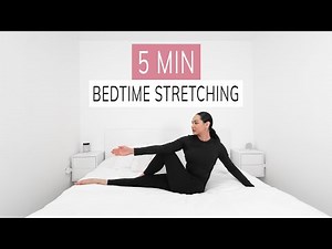STRETCHING IN BED | easy bedtime relaxing routine