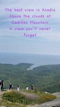🌄 Cadillac Mountain Summit | Stunning Views from the Top 🇺🇸
