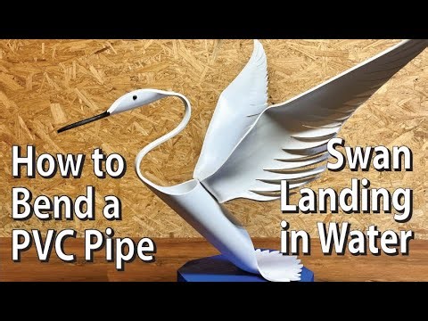 How to BEND a PVC Pipe Swan Landing in Water