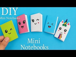 DIY: mini notebook | Mini notebook One sheet of paper | How to make mini notebook with paper