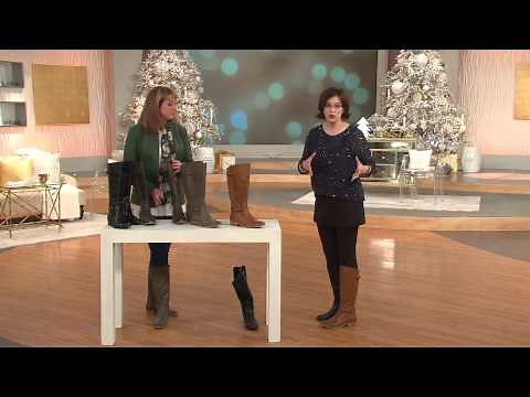 BareTraps Tall Shaft Boots with Buckles - Tommy with Jacque Gonzales