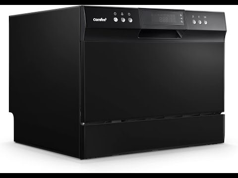 COMFEE’ Countertop/Portable Dishwasher, Energy Star, 6 Settings & 8 Washing Programs!
