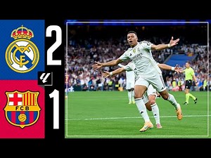 Real Madrid vs. Barcelona 2-1 Summary | LaLiga 2025 - EL CLÁSICO | Barcelona Real Madrid