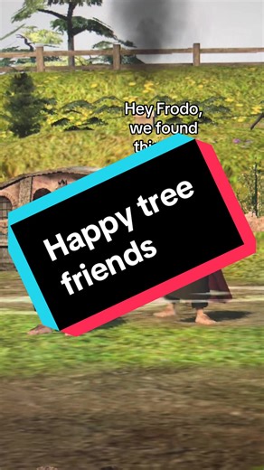 Merry and Pippin found a new TV-show called Happy Tree Friends. Did you see it? #ageofthering #happytreefriends #frodo #merry #pippin