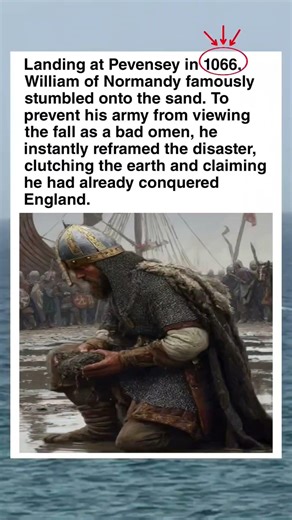 William the Conqueror: Turning a Bad Omen into a Brilliant Victory #shorts #facts #history