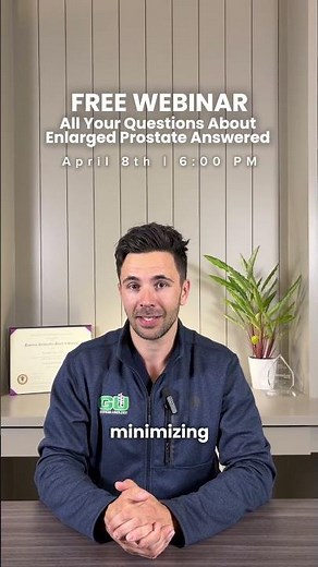 Free Webinar: All Your Questions About Enlarged Prostate Answered with Dr. Cicic