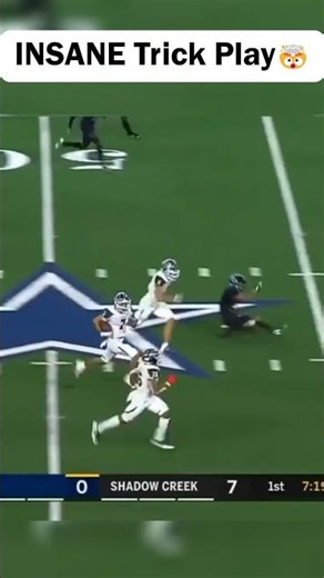 CRAZY Kick Return Trick Play😳