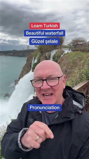 Learn Turkish | #shorts | BEAUTIFUL WATERFALL in Turkish | Turkish lessons For Beginners