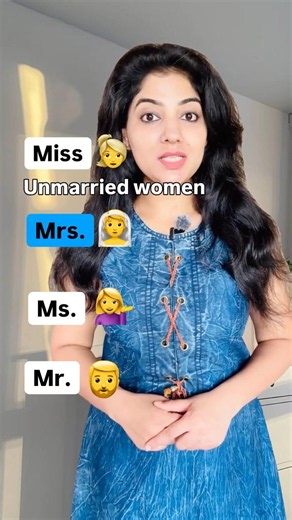 Do you know the difference between Miss, Mrs, Ms, and Mr? 🤔 #speakconfidentenglish #learnenglish