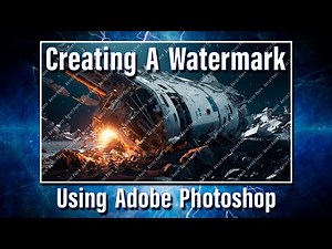 Create a Watermark Pattern in Photoshop.