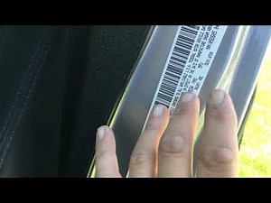 How to find locate the paint code on Jeep Dodge Chrysler Fiat