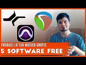 5 Software musicali GRATUITI per fare un brano