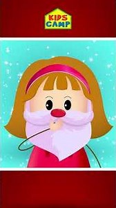 🎅🏻 Funny Santa Claus Face For Christmas #shorts #christmas #kidsvideos