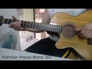 I installed Fishman Presys Blend 301 pickup on my acoustic guitar