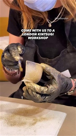 Looking for a fun activity in London? Discover kintsugi, the Japanese art of repairing pottery with gold and celebrating every crack as part of the story. In this hands-on London craft class, you’ll break, mend, and transform ceramics into a one-of-a-kind masterpiece using traditional kintsugi techniques. Learn the philosophy, mix your own golden resin, and take home a piece that’s perfectly imperfect💛 https://ow.ly/YtKF50YbeYV 📍Kinboru Studios #LondonMakesItPossible #VisitLondon #KintsugiLond