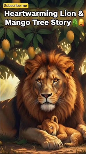 When a Lion Found a Mango Tree… Everything Changed 🍃🦁 | Emotional AI Story