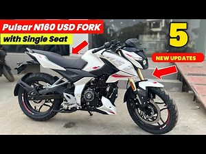 2026 New Bajaj Pulsar N160 USD Launch With Single Seat - 5 New Updates | New Updated Price | N160 SS