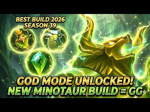 GOD MODE UNLOCKED! Minotaur Best Build 2026 - Season 39 MLBB
