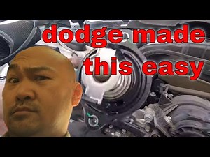 [ASMR] EASIEST THERMOSTAT & Drivebelt REPLACEMENT P0128 Dodge Charger 3.6L √ Fix it Angel